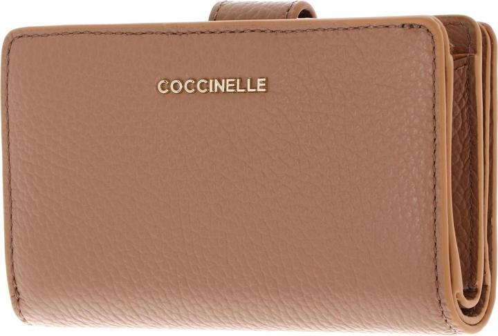 Actual product image Coccinelle Metallic Soft Mini Wallet Grained Leather
