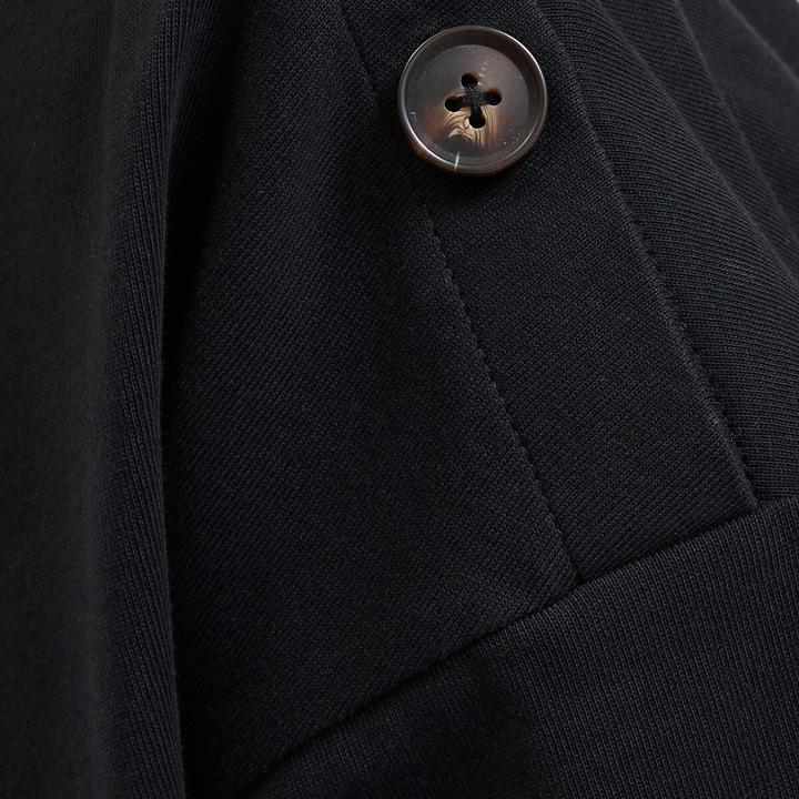 Image du produit La Redoute Collections Longue robe en jersey avec patte de boutonnage sur l'épaule (S)