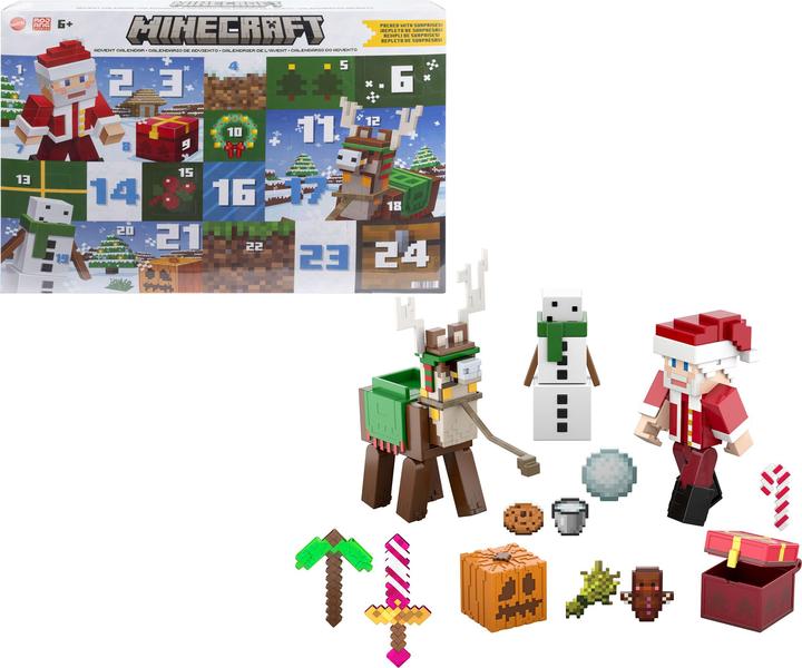 Actual product image Minecraft Advent calendar