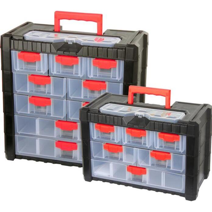 Proline, Werkzeugkoffer, Organizer with handle, 13 compartments, 260x200x400, hd (1 Teile)