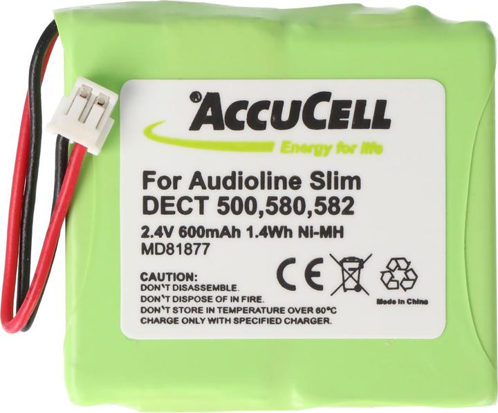 Actual product image Medion Battery MD81877, Audioline Slim 500, S63006