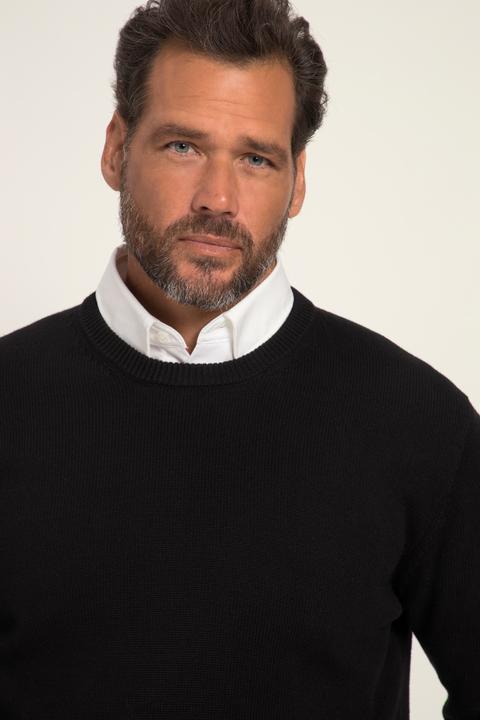 Actual product image JP1880 pullover, round neck, cotton, up to 8 XL (8XL)