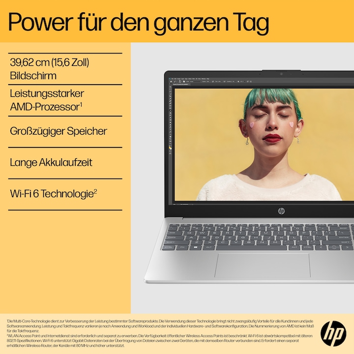 Produktbild HP 15-fc0072ng (15.60", AMD Ryzen 7 7730U, 16 GB, 512 GB, DE)