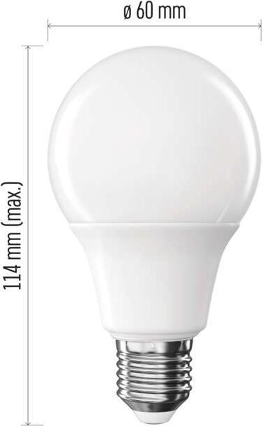 Image du produit Emos LED BASIC A60 11W(75W) 1055lm E27 WW (E27, 1055 lm, 1 x)