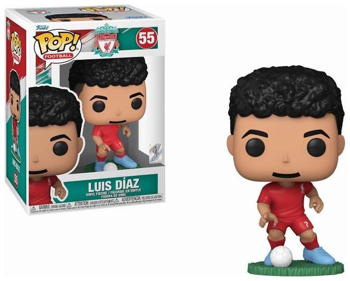 Actual product image Funko Liverpool F.C. POP! Football Vinyl Figure Luis Díaz 9 cm