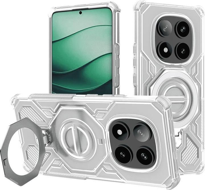 Immagine prodotto Techsuit - Carbon Shield PRO - Xiaomi Redmi Note 14 Pro 5G / Poco X7 - White Transparent (Xiaomi Poco X7, Xiaomi Redmi Note 14 Pro 5G)