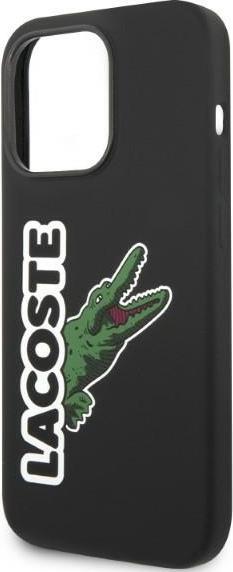 Actual product image Lacoste LCHCP14XSHK iPhone 14 Pro Max 6,7" czarny/black hardcase Silicone Head Crocodile (Apple iPhone 14 Pro Max)