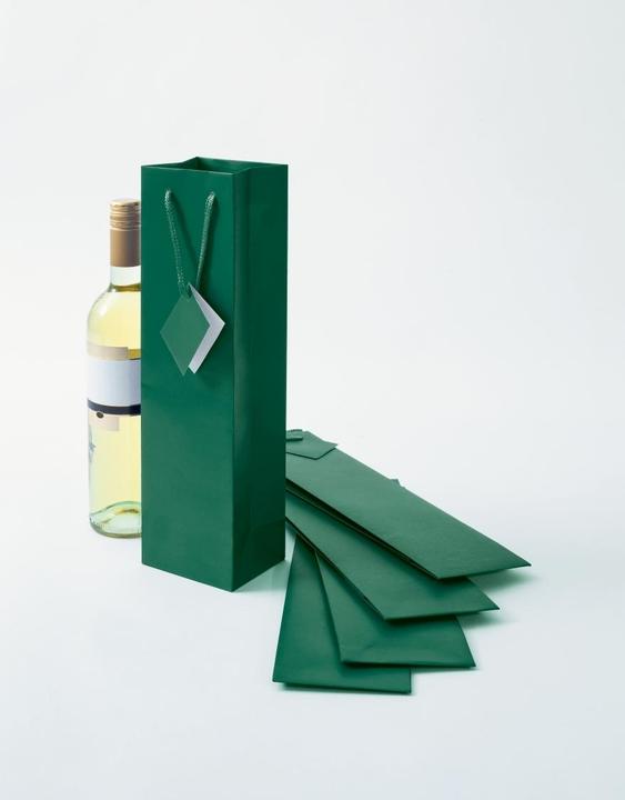 Produktbild Sigel 5 Flaschenbeutel grün 10,0 x 35,0 cm (5x)