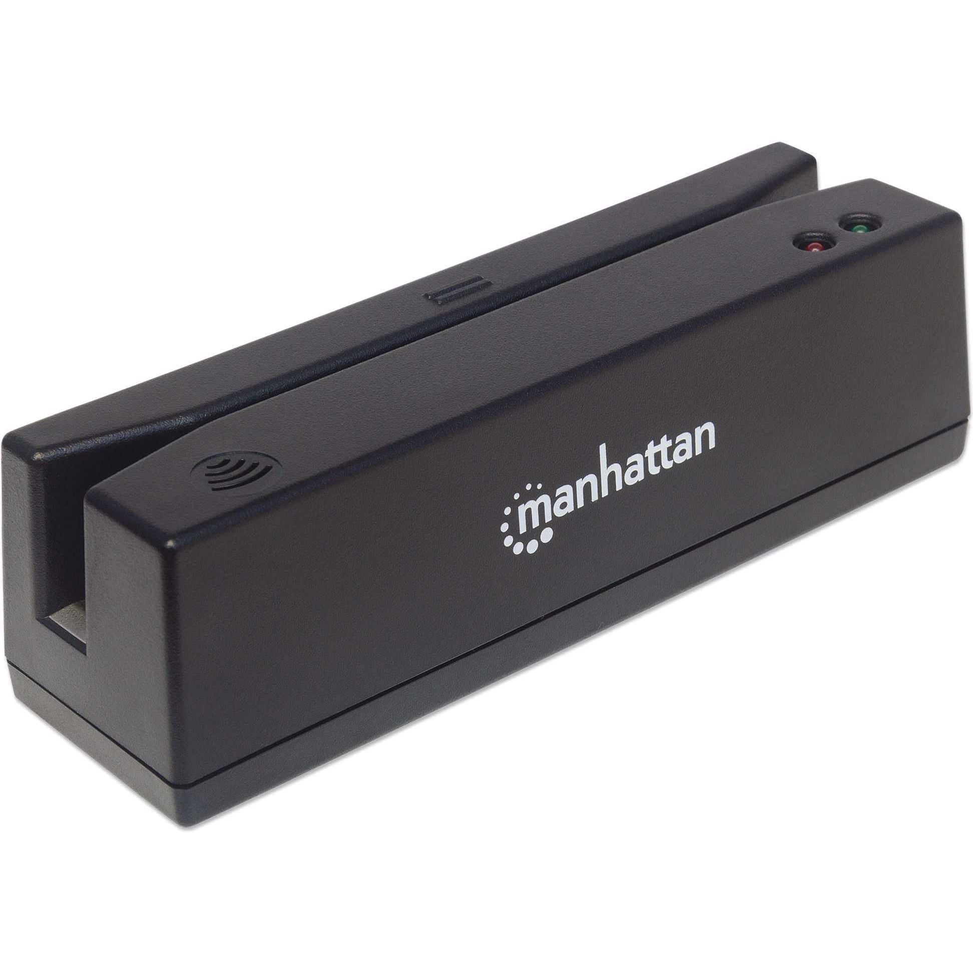 Thumbnail - Manhattan Magnetkartenleser (USB), Speicherkartenlesegerät, Schwarz