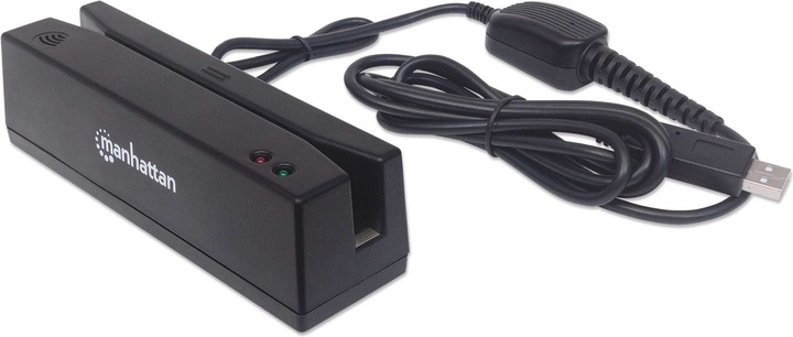 Actual product image Manhattan Magnetic card reader (USB)