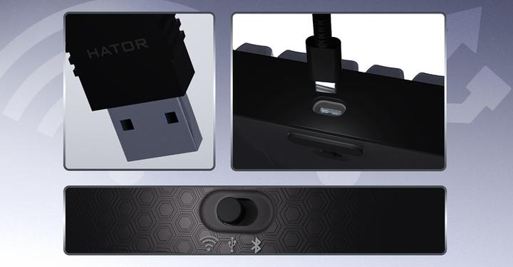 Produktbild Hator Skyfall 80 Pro (US, Kabelgebunden, Kabellos)