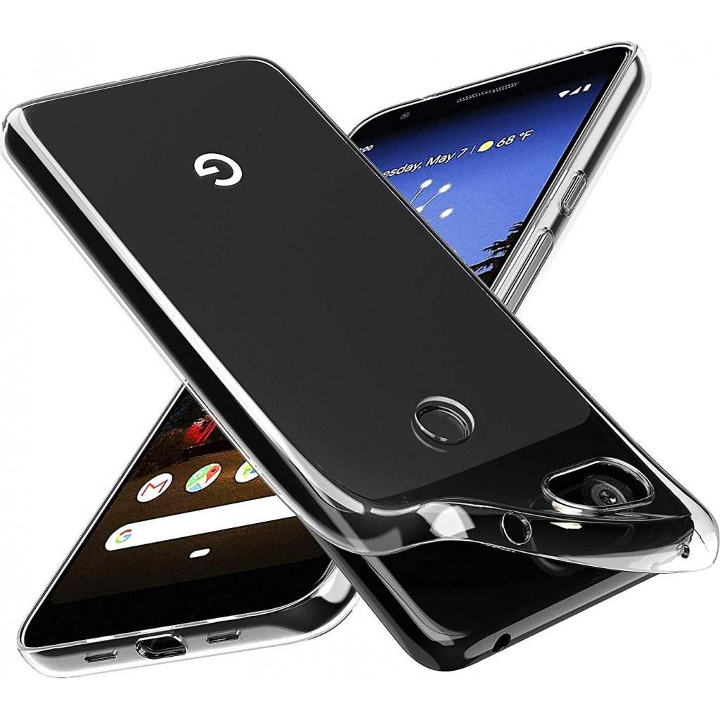 Screenguard Google Pixel 3a Flexible TPU Clear Case (Google Pixel 3a), Smartphone Hülle, Transparent