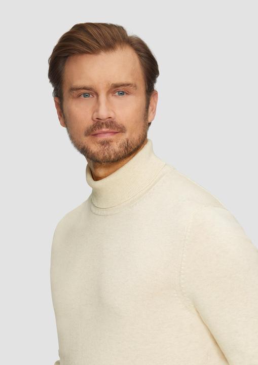 Produktbild S.Oliver Strickpullover Rollkragenpullover aus Baumwolle (3XL)