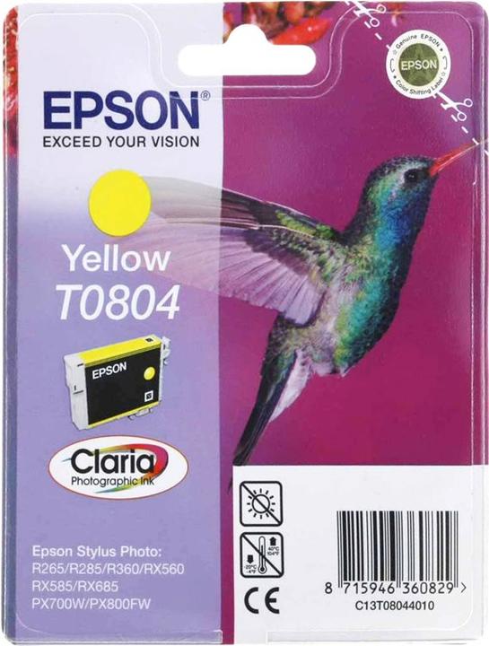 Actual product image Epson T0804 Claria Photographic (Y)