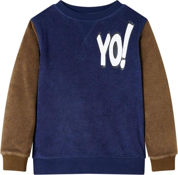 Immagine prodotto VidaXL Felpa da bambino blu scuro 140,Materiale: 85 (140)