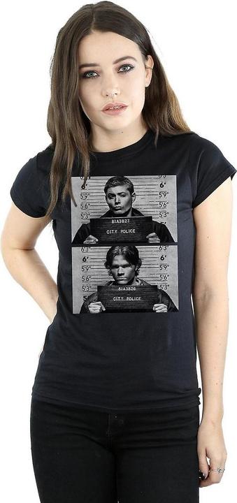 Produktbild Supernatural Winchester Mugshot TShirt aus Baumwolle (XXL)