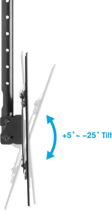 Produktbild Manhattan Höhenverstellbare TV-Deckenhalterung (Decke, 80", 50 kg)