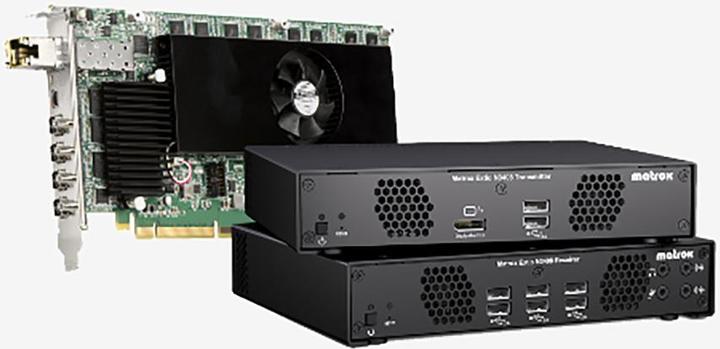 Actual product image Matrox Extio N3408 IP KVM transmitter appliance