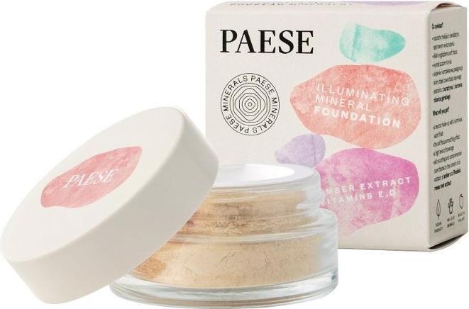 Actual product image Paese Minerals Illuminating Mineral Foundation 204W Honey 7G (204W Honey)