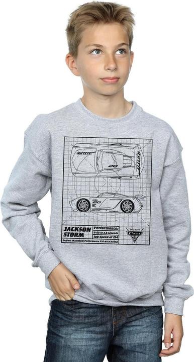 Image du produit Disney - Sweat CARS JACKSON STORM BLUEPRINT - Garçon (116)