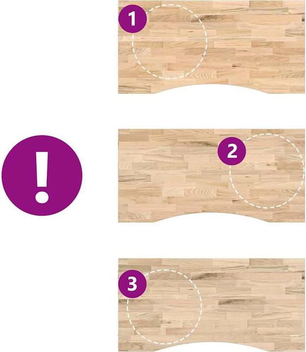 Image du produit vidaXL Schreibtischplatte (100 x 50 cm)