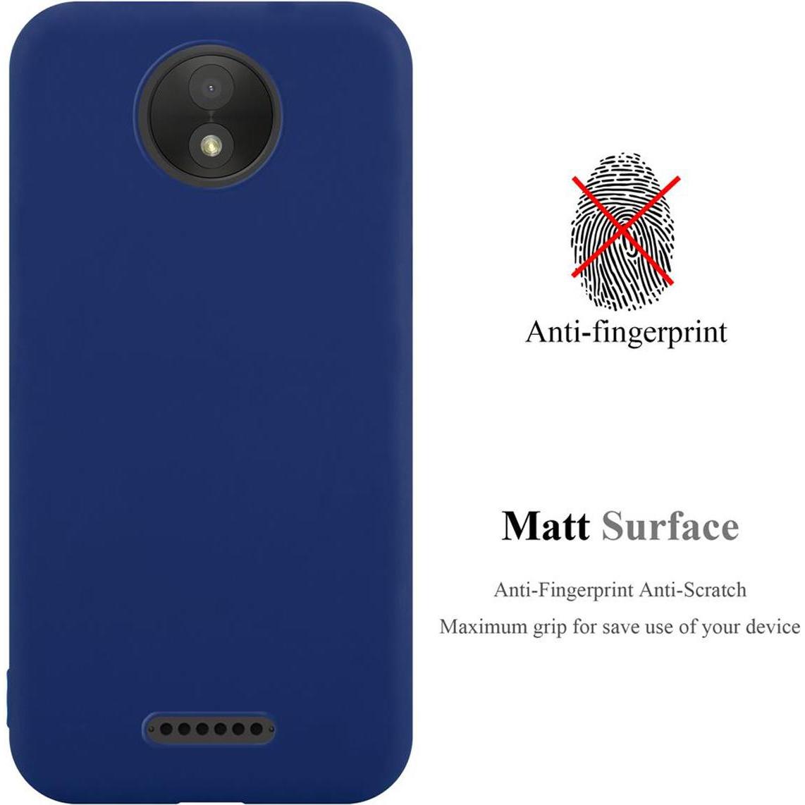 Thumbnail - Cadorabo TPU Candy Cover (Motorola Moto C Plus), Smartphone Hülle, Blau
