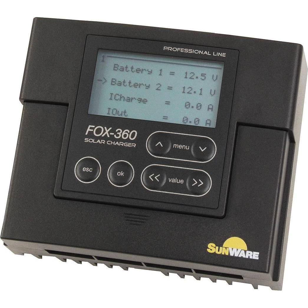 Sunware, Controllore di carica, Regolatore di carica solare FOX-360