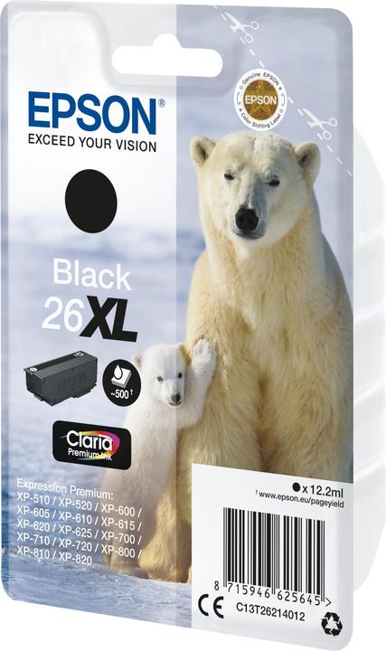 Produktbild Epson 26XL Claria Premium (BK)