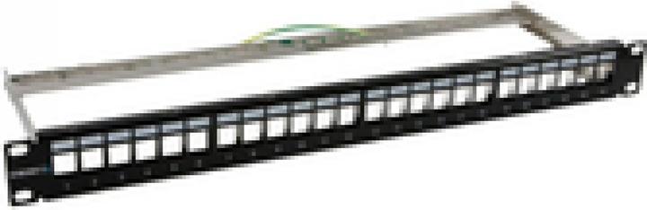 Produktbild Synergy 21 Keystone,Modulträger, 48,30cm (19")Patchpanel für 24xTP-Modul,1HE,Schw