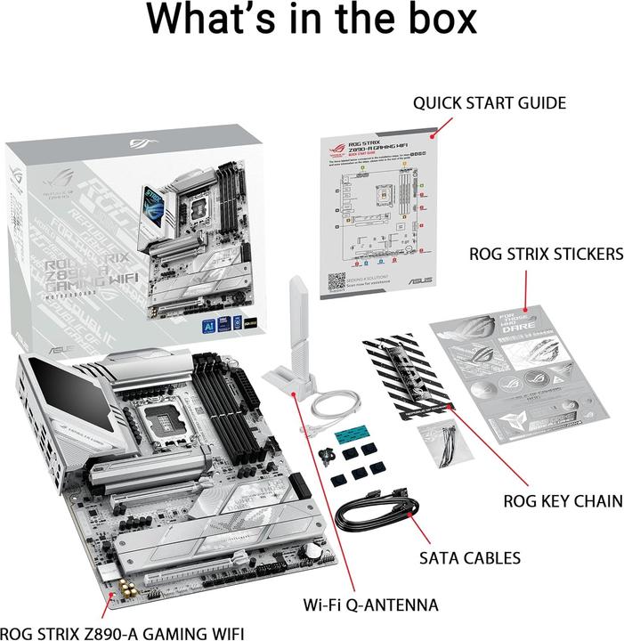 Produktbild ASUS ROG STRIX Z890-A GAMING WIFI (LGA 1851, Intel Z890, ATX)