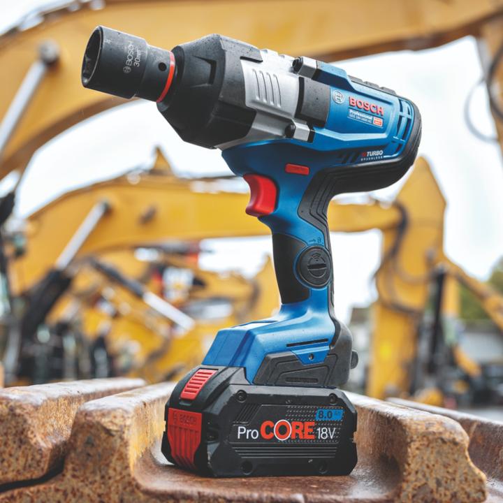 Image du produit Bosch Professional Clé à chocs sans fil GDS 18V-1600 HC, 2 x batterie ProCORE18V 8.0Ah, L-BOXX 136 (Fonctionnement sur batterie)