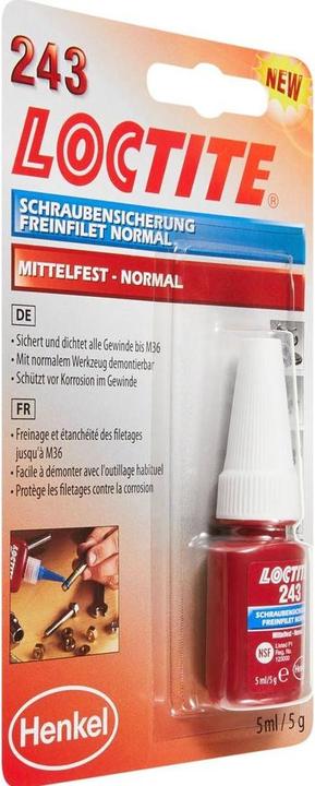 Immagine prodotto Loctite Blocco a vite 243 (20 g, 5 ml)