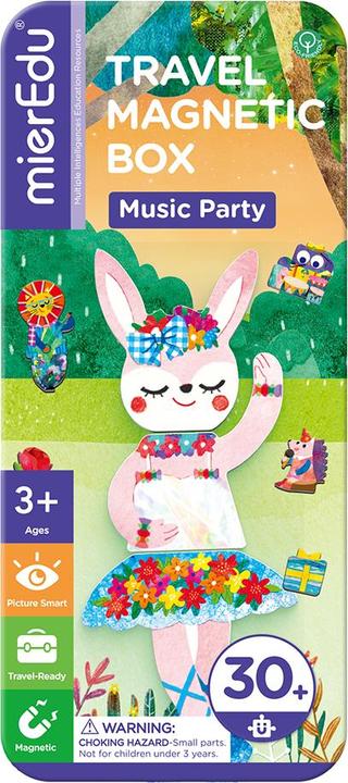 Actual product image mierEdu Magnetic Travel Box - Music Party - (ME0887)