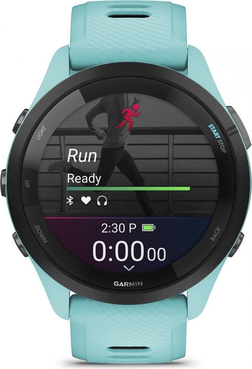 Immagine prodotto Garmin 010-02810-12 Forerunner 265 Music, Aqua (46 mm)