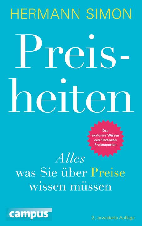 Produktbild Preisheiten (Deutsch, Hermann Simon, 2015)