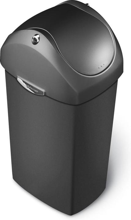 Actual product image Simplehuman Waste bin, swing lid 60 L grey CW1335 with removable swing lid for easy cleaning (60 l)
