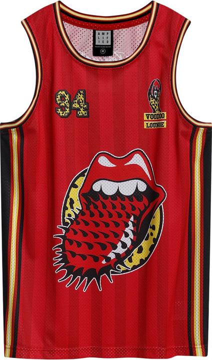 Immagine prodotto Amplified Voodoo Lounge Maglia da Pallacanestro The Rolling Stones Uomo (XXL)