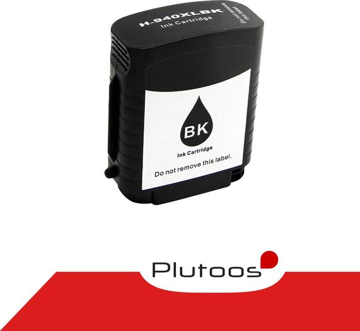 Actual product image Plutoos HP 940XL Cartridge XXL compatible, Black C4906AE (FC)