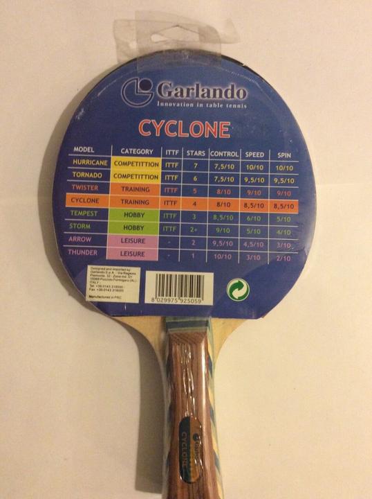 Image du produit Garlando Cyclone - 4 étoiles - ITTF