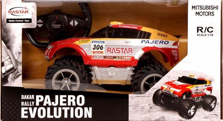 Actual product image Rastar car RC 1:18 Pajero Evolution, 20100 (RTR Ready-to-Run)