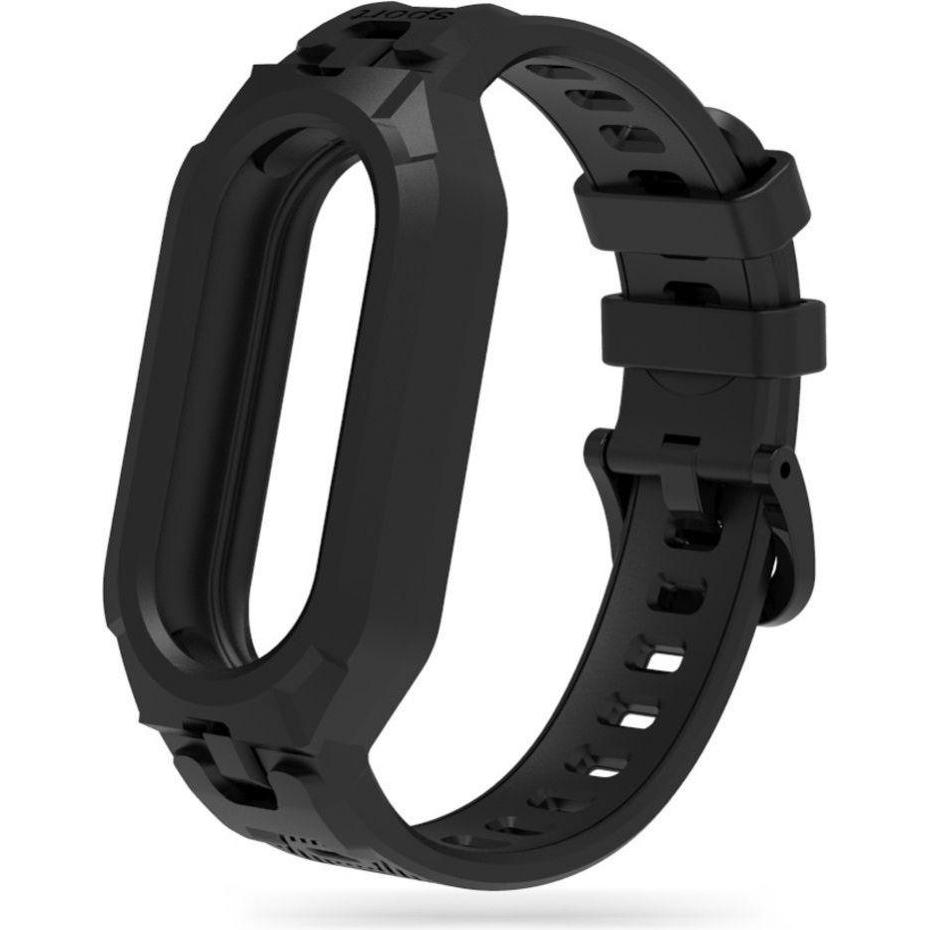 Thumbnail - Tech-Protect Armor strap for Xiaomi Smart Band 8 / 8 NFC - black (TPU), Uhrenarmband, Schwarz