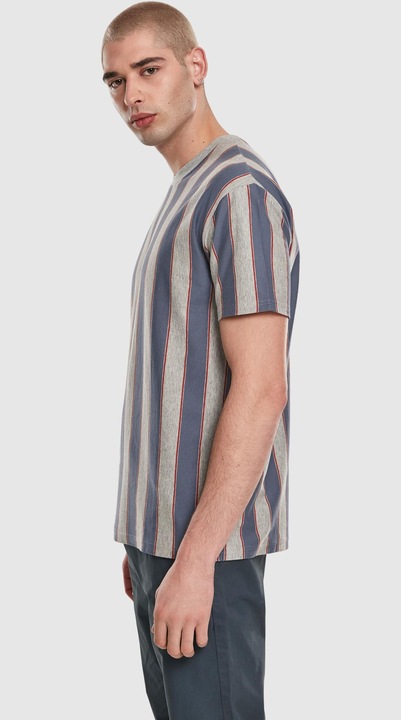 Produktbild Urban Classics Printed Oversized Bold Stripe Tee (M)