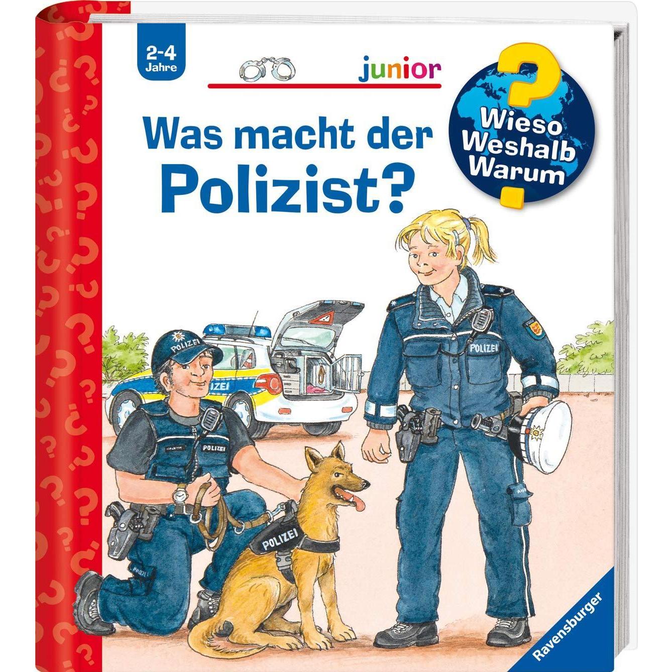 Thumbnail - Was macht der Polizist?, Kinderbücher von Andrea Erne, Wolfgang Metzger
