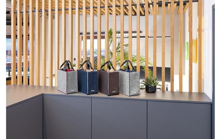Image du produit Sigel Notebooktasche Desk Sharing Bag Bicolor M, Grau/Blau 15.4 (15.40")
