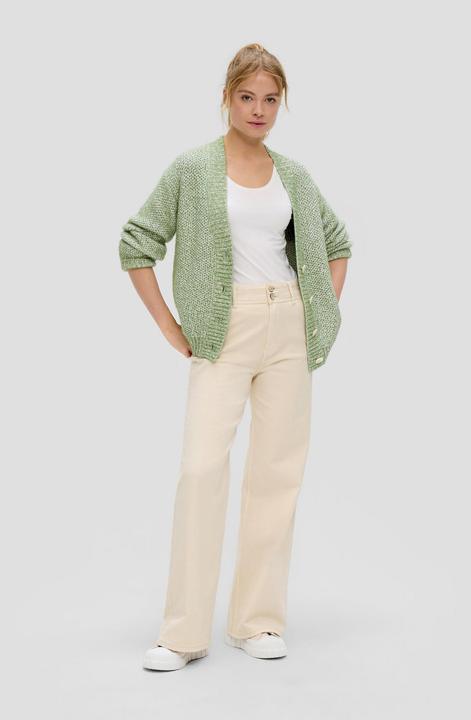 Produktbild s.Oliver Strickjacke Strickjacke aus Baumwollmix (44)
