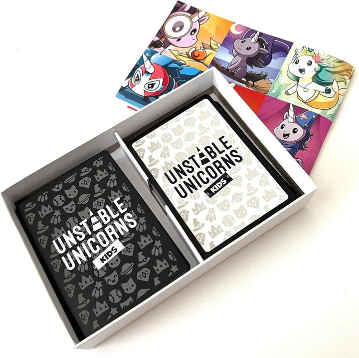 Produktbild Asmodée Unstable Unicorns Kids - Ed. Italiana (Italienisch, 2 - 6 Spieler)