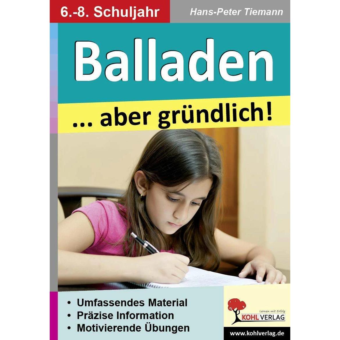 Balladen... aber gründlich!, Schulbücher von Hans-Peter Tiemann