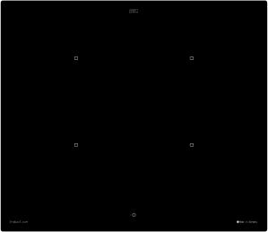 Fors Induktions-Kochfeld IKT 604 S FB Schwarz (57.40 cm, Induktionskochfeld)