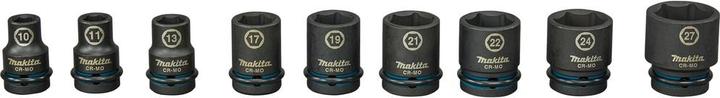 Produktbild Makita E-16617 Screwdriver set 9 pcs. 1/2"x 38-42mm (10, 11, 13, 17, 19, 21, 22, 24, 27mm) (1/2")