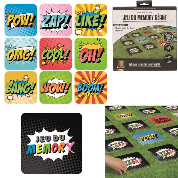 Image du produit Sombo Jeu du memory geant avec 30 cartes
